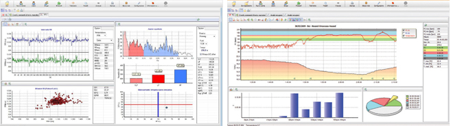 MINIcardio Professional: software per la visualizzazione dei dati registrati durante l'allenamento 
 Click per ingrandire